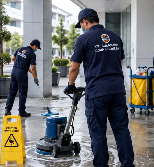 Petugas cleaning service